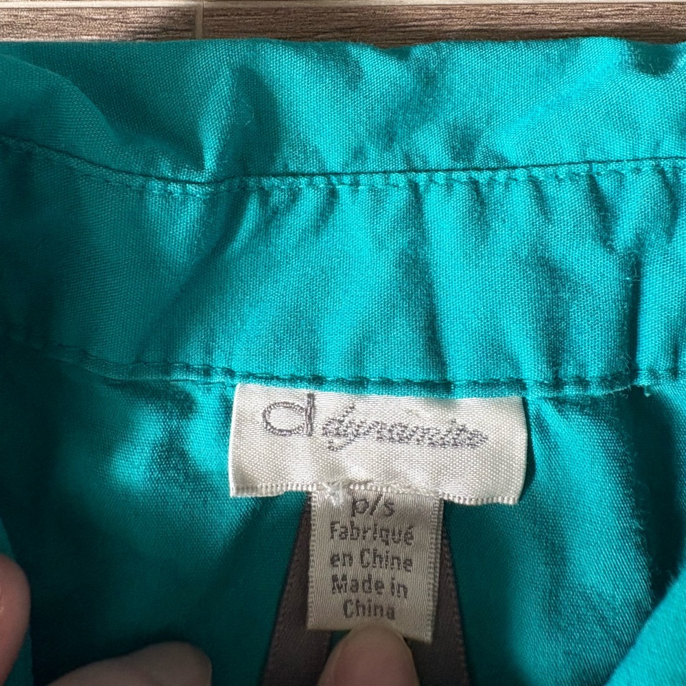 Teal Button Down Shirt - Picture 2 of 7